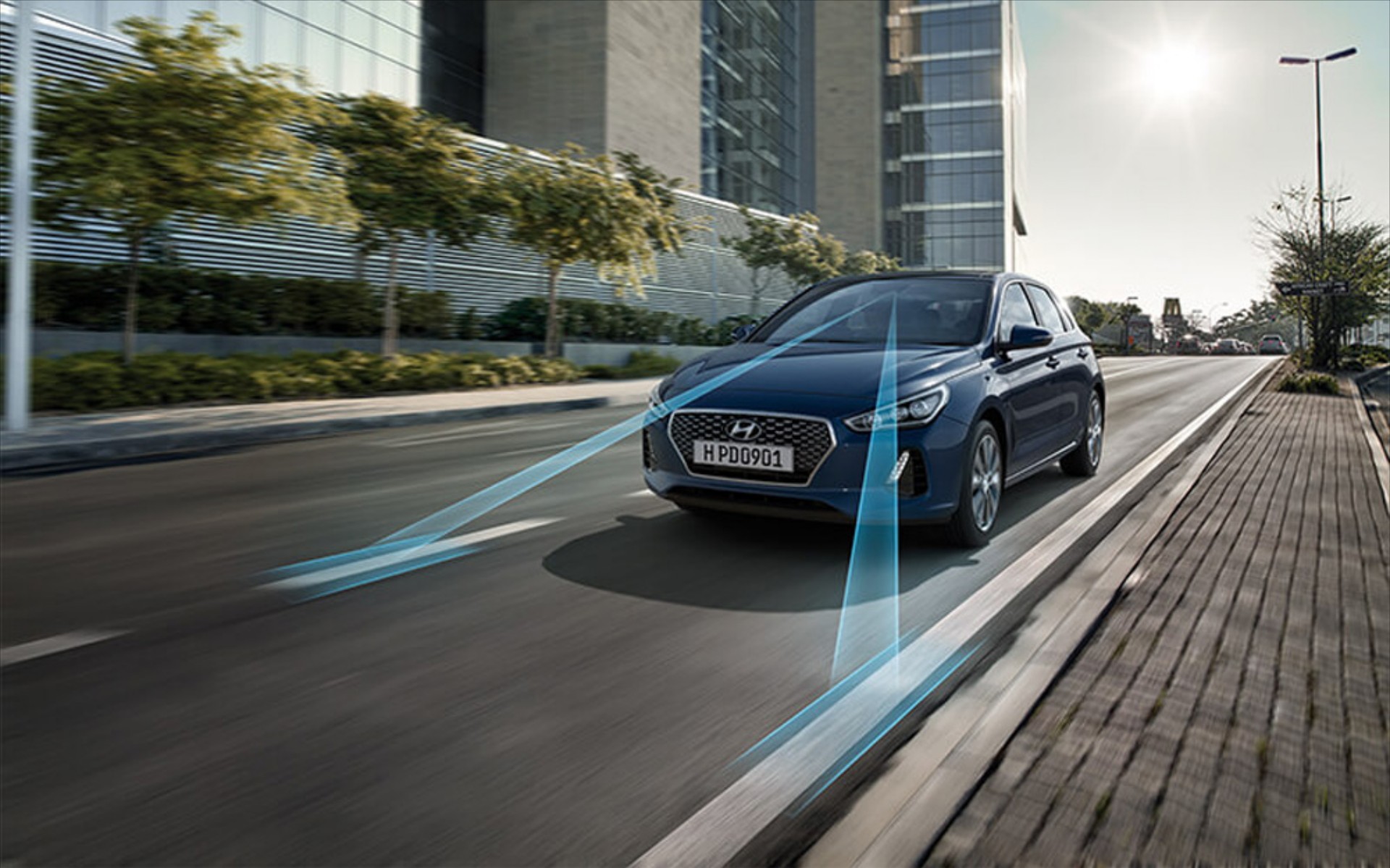 Hyundai i30 με Lane Keeping Assist (LKA)