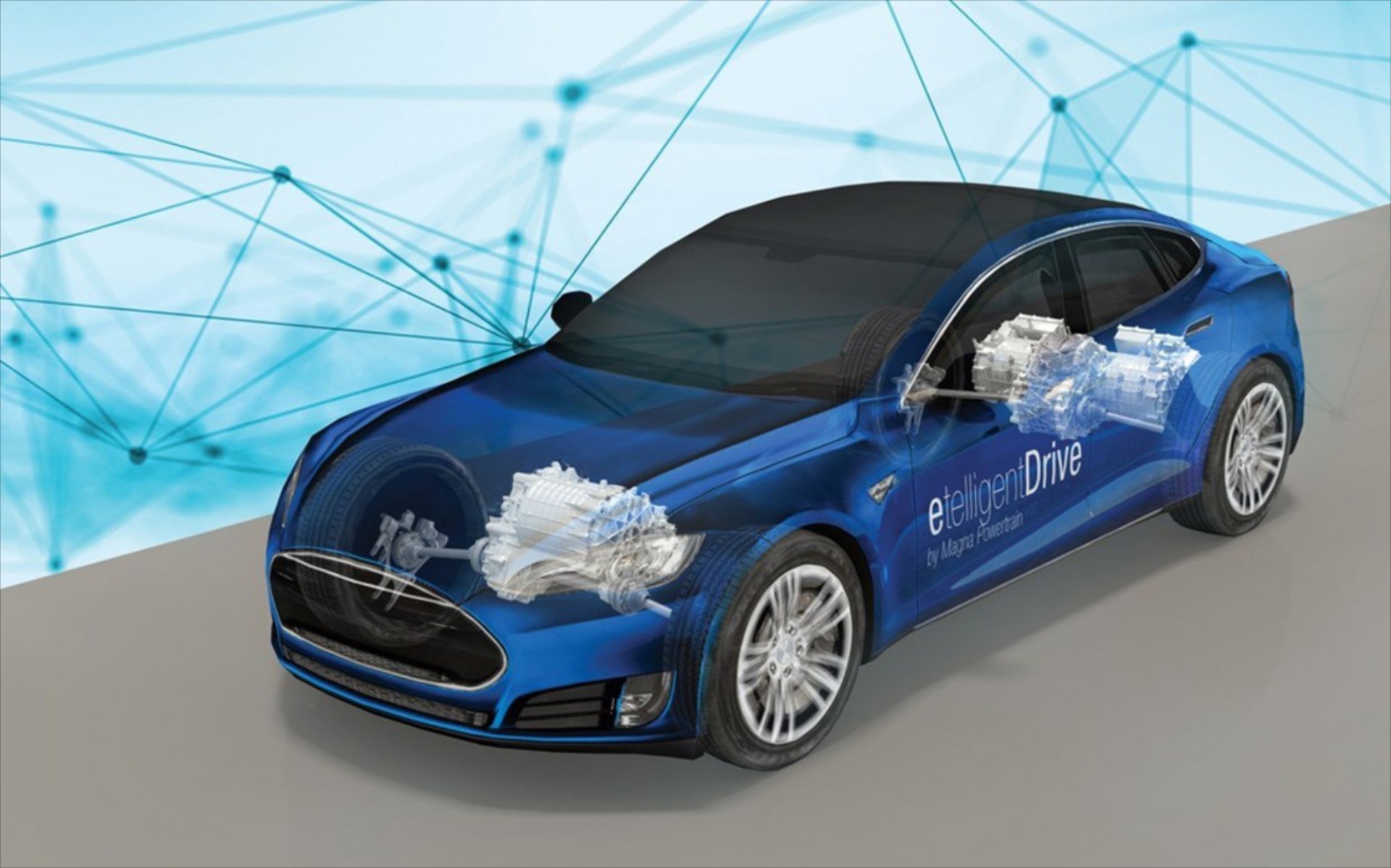 Ηλεκτροκίνηση με τρία μοτέρ από την Magna