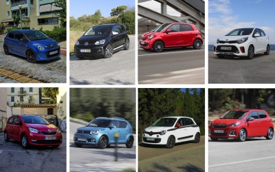 ΔΟΚΙΜΗ: 8 αυτοκίνητα πόλης