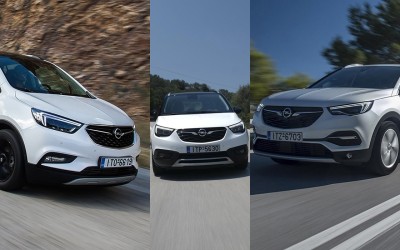 ΔΟΚΙΜΗ: Opel Grandland X - Crossland X - Mokka X