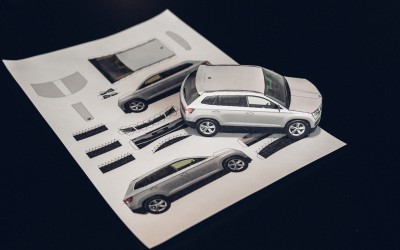 Φτιάξτε ένα χαρτονένιο Skoda Karoq με τα παιδιά σας