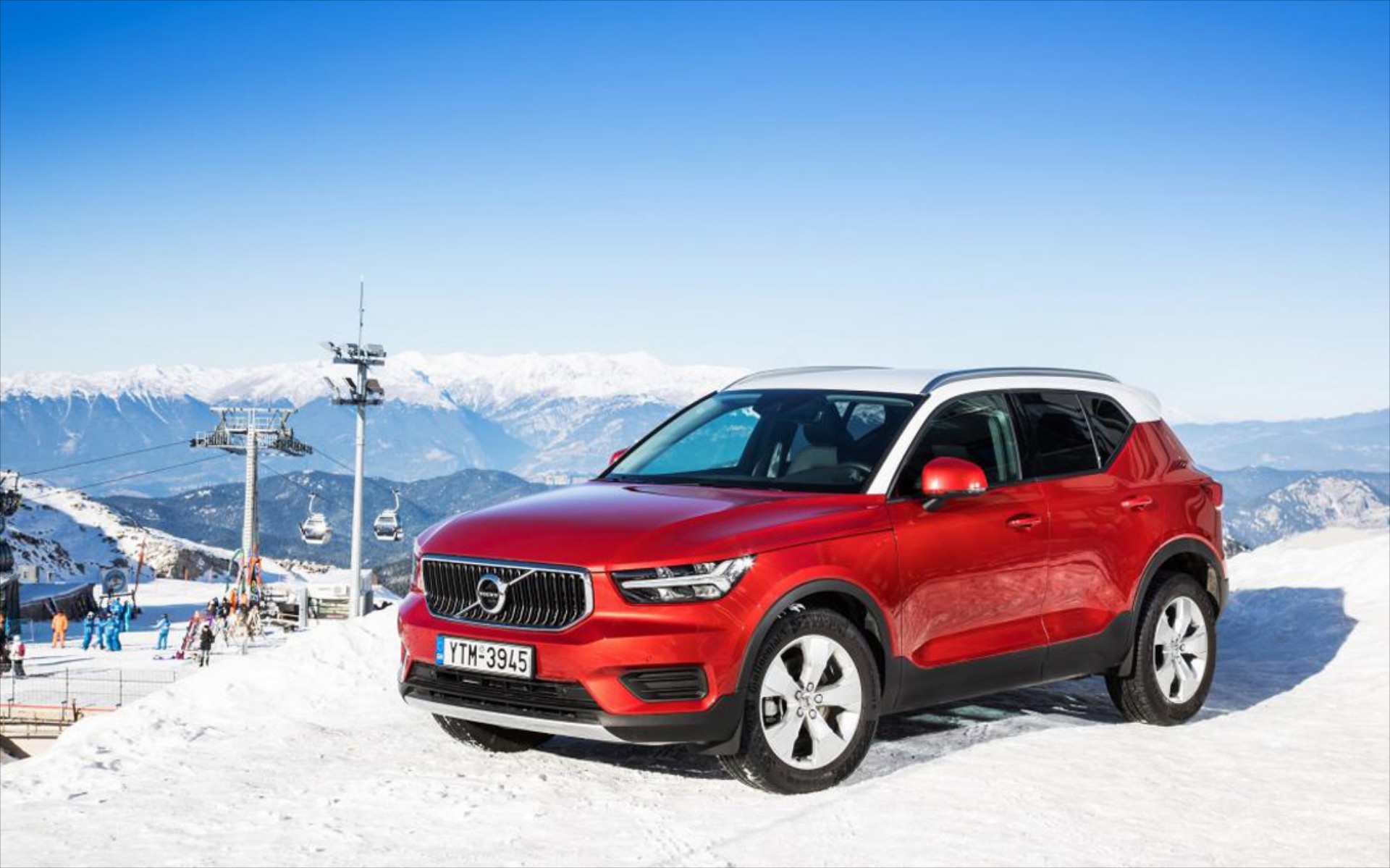 To Volvo XC40 στα 1.750 μέτρα!