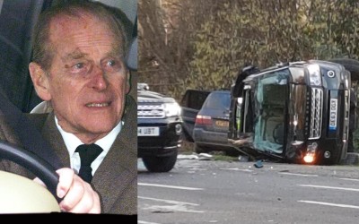 Ο σύζυγος της Ελισάβετ τράκαρε οδηγώντας στα 97 του χρόνια!