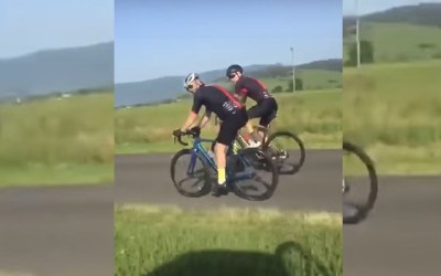 Έβρισε ποδηλάτες και αποδείχτηκαν… αστυνομικοί (vid)