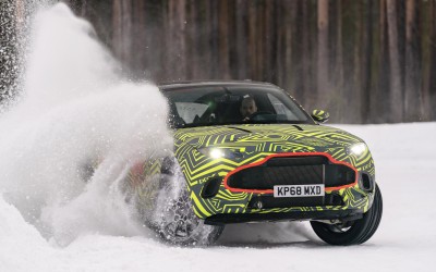 Δοκιμές στη Σουηδία για το SUV της Aston Martin (vid)