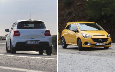 ΔΟΚΙΜΗ: Opel Corsa GSi και Suzuki Swift Sport