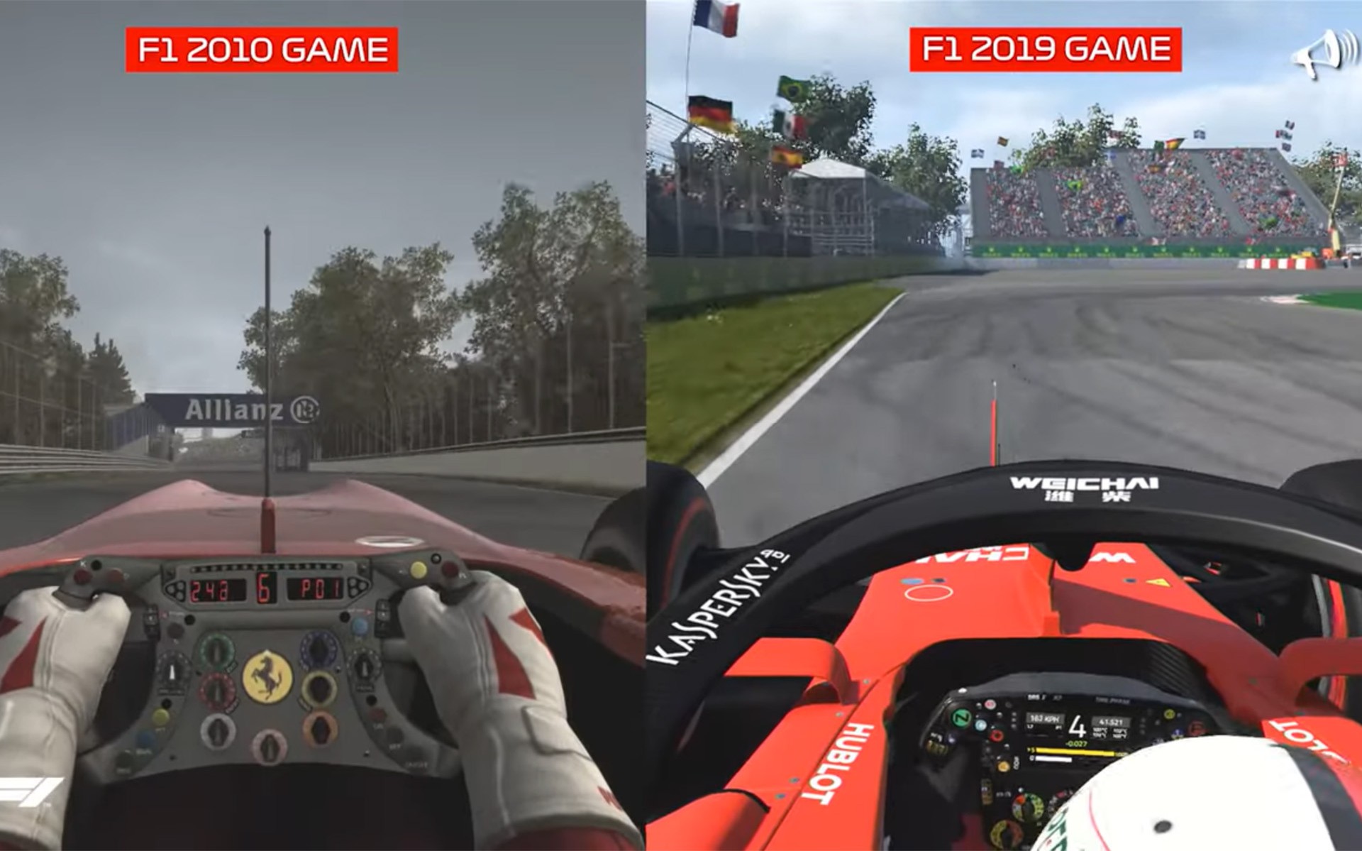 Τι (δεν) άλλαξε στο video game της Formula 1 μέσα σε 9 χρόνια (video)