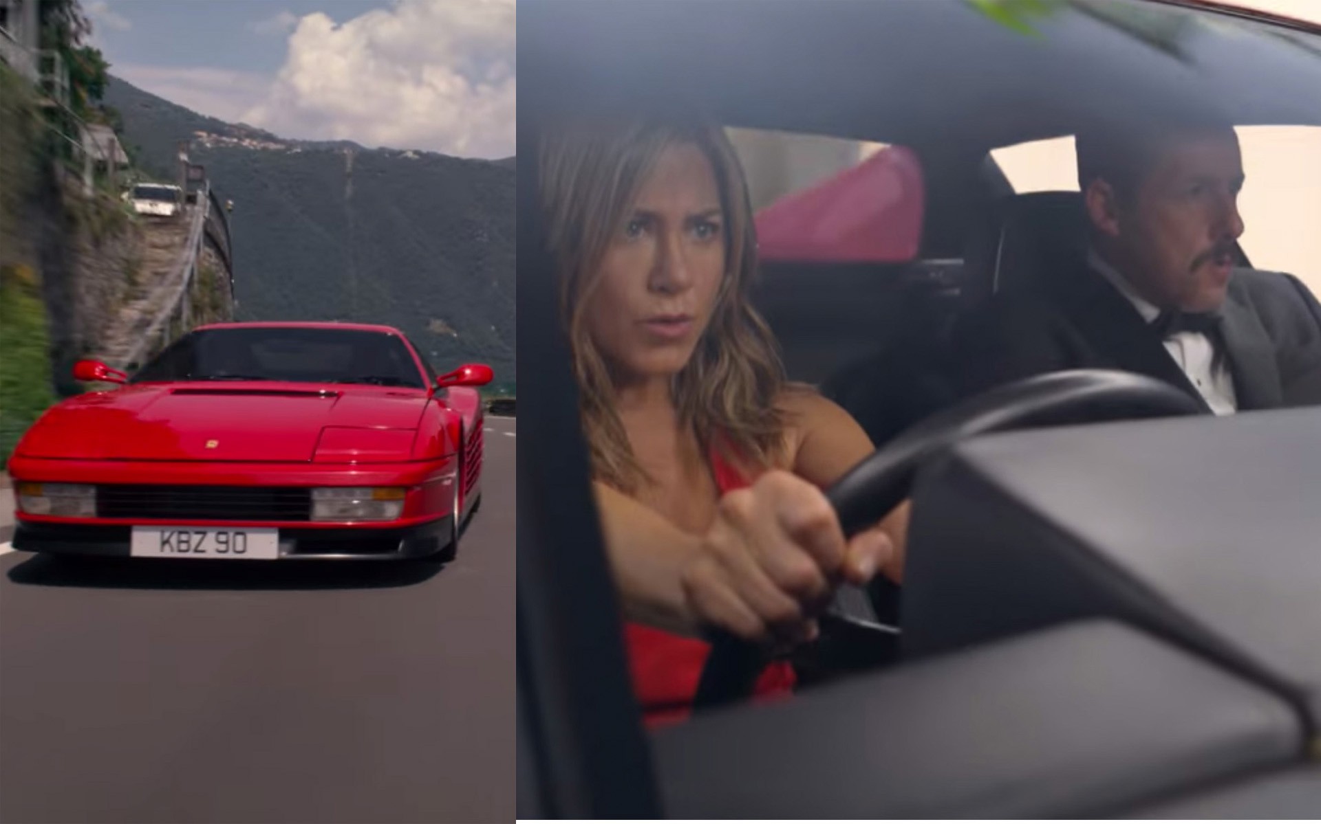 Η Jeniffer Aniston στο τιμόνι μίας Ferrari Testarossa (vid)
