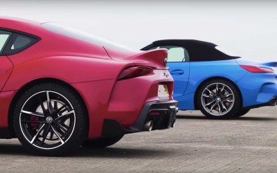 Toyota Supra εναντίον της BMW Z4 (video)