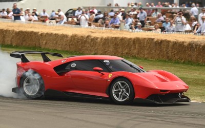 Τρία πρότζεκτ μοντέλα της Ferrari έλαμψαν στο Goodwood (video)