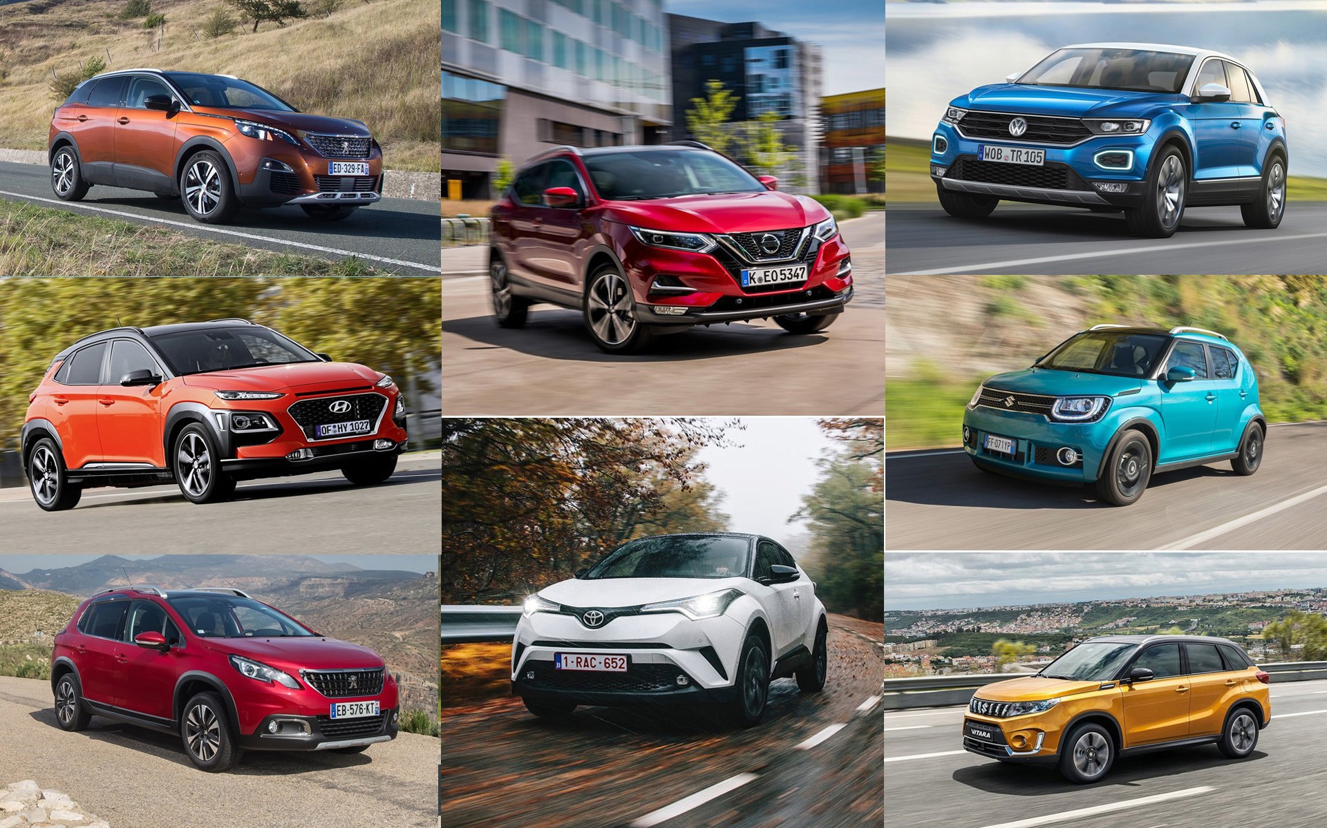 Τοπ 10 σε πωλήσεις SUV στην Ελλάδα το πρώτο μισό του 2019