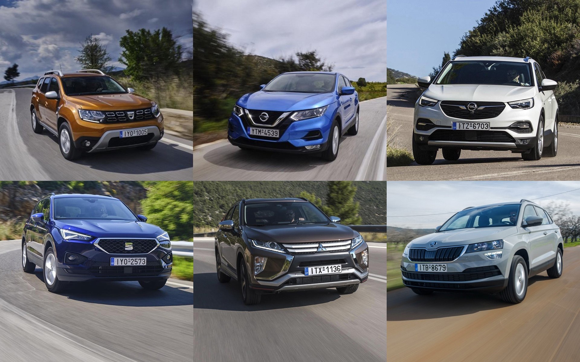 Video δοκιμή: 6 ευρύχωρα SUV με turbo βενζίνης