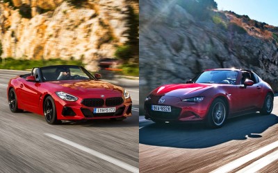 Δοκιμή Mazda MX-5 και BMW Z4: Απόλαυση στο άπειρο