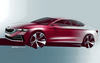 Πρώτα σκίτσα για τη νέα Skoda Octavia