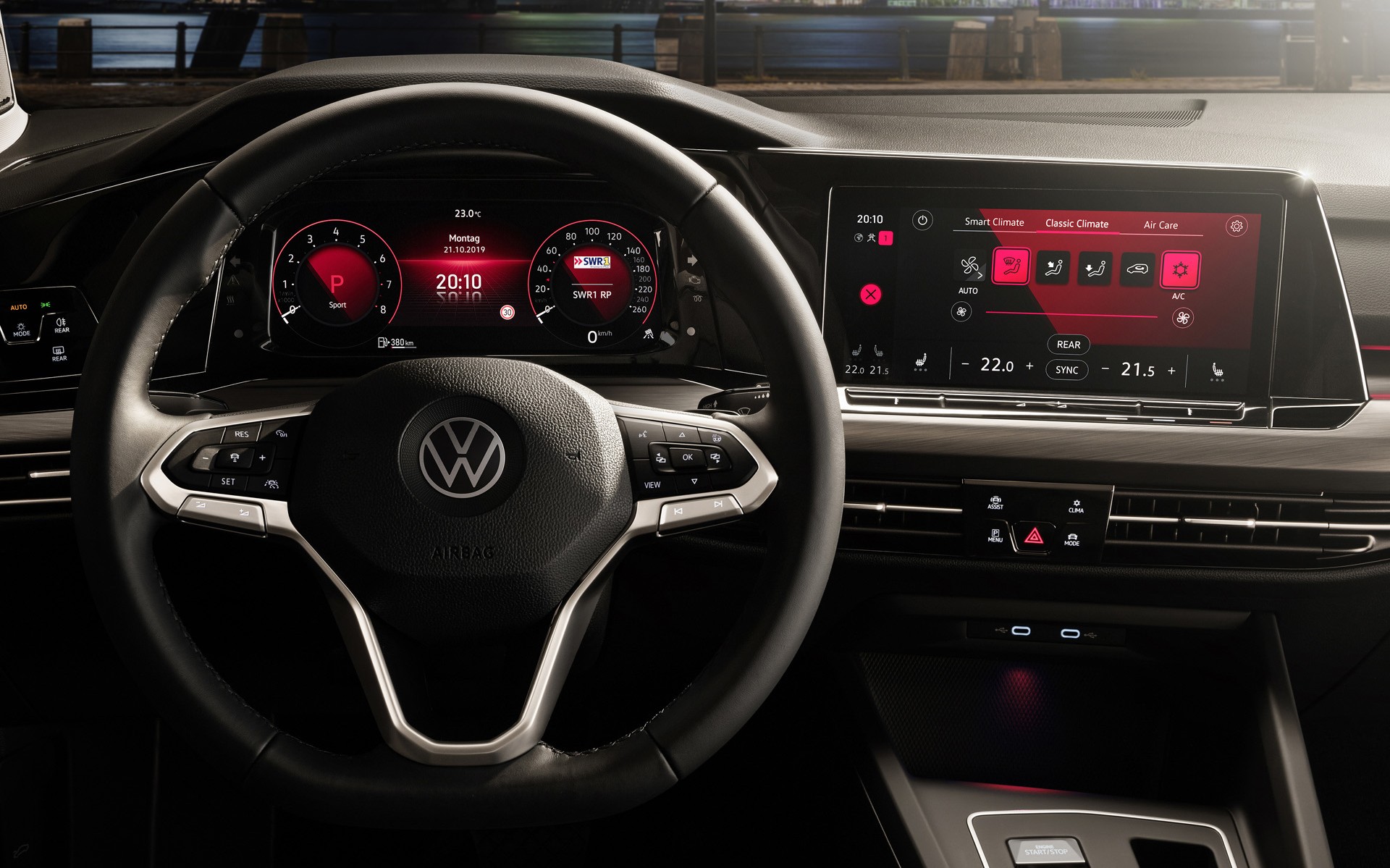 Στάνταρ το ψηφιακό ταμπλό στο νέο Volkswagen Golf (vid)