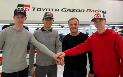 Με Ogier, Evans και Rovanpera η Toyota