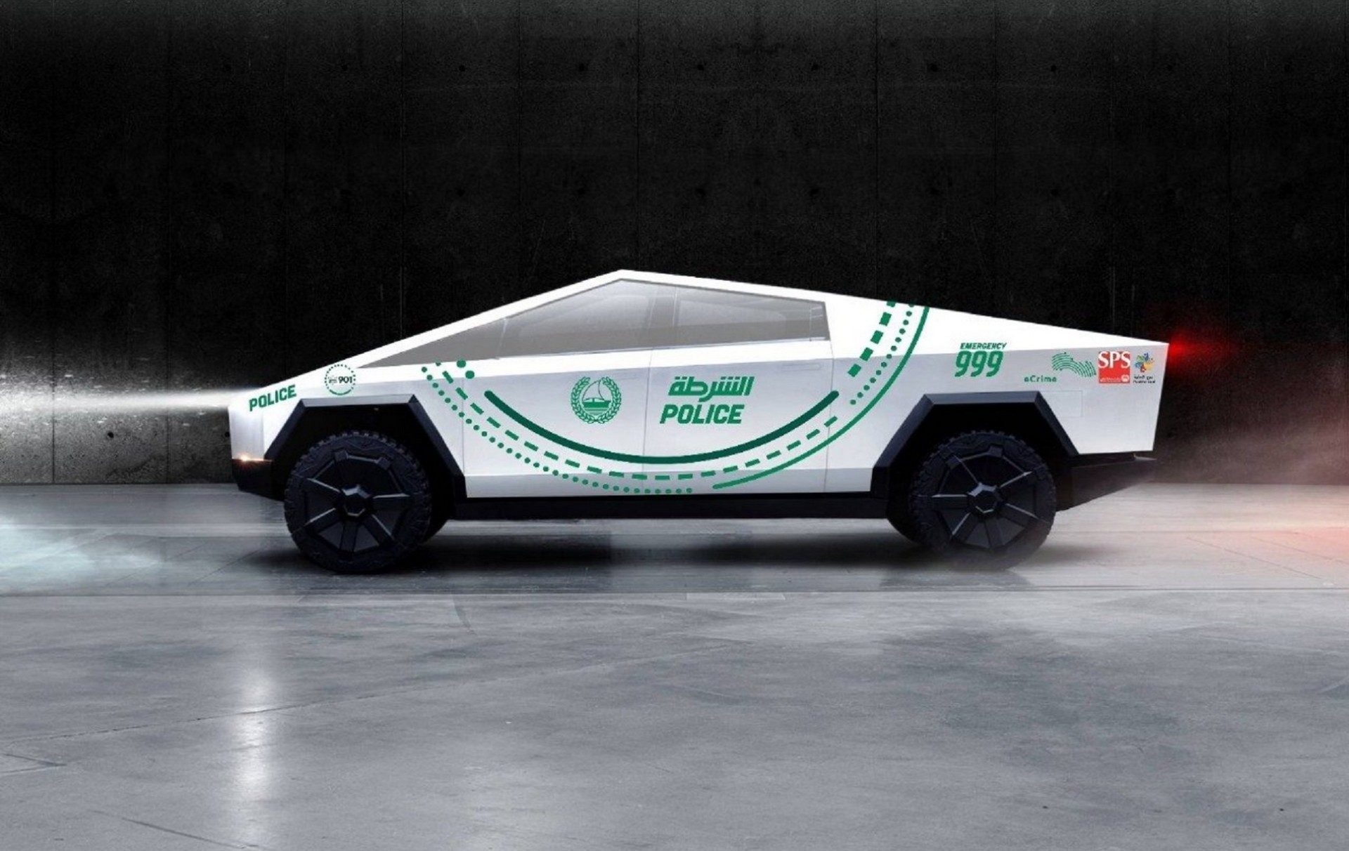 Ένα Cybertruck για την αστυνομία του Ντουμπάι! 