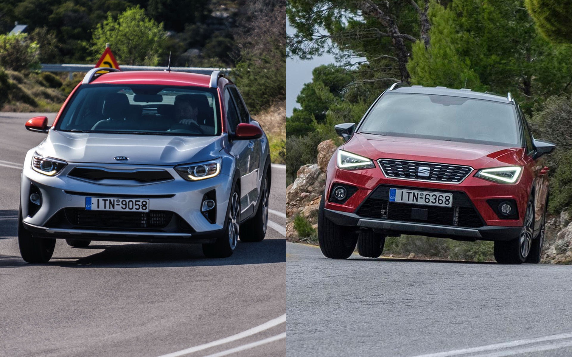 Δοκιμή: Kia Stonic 1.0 T-GDI ή SEAT Arona 1.0 TSI;