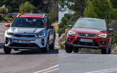 Δοκιμή: Kia Stonic 1.0 T-GDI ή SEAT Arona 1.0 TSI;