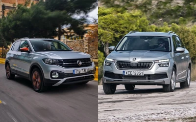 Δοκιμή: Skoda Kamiq ή Volkswagen T-Cross;