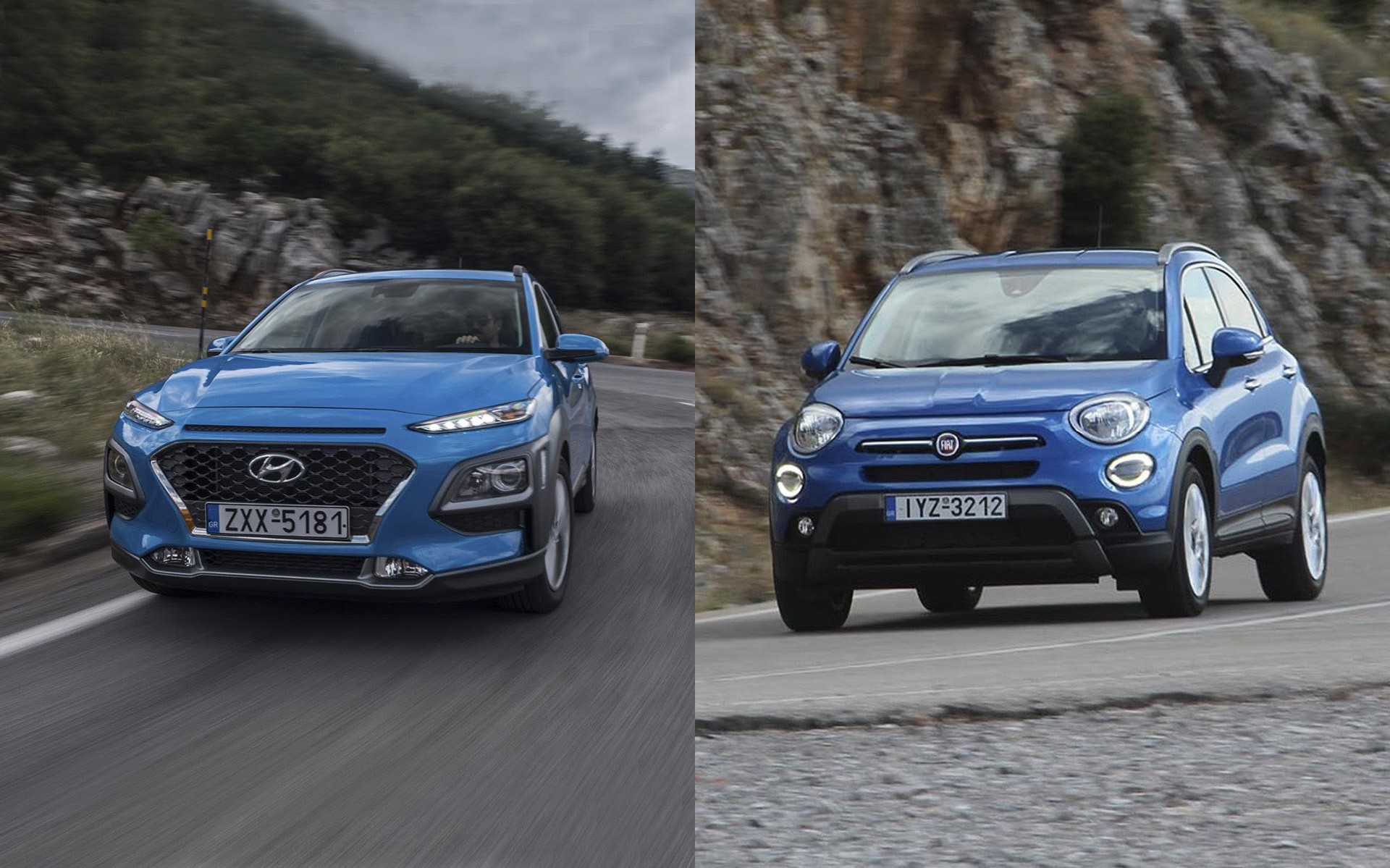 Δοκιμή B-SUV με 120 ίππους: Fiat 500X ή Hyundai Kona;