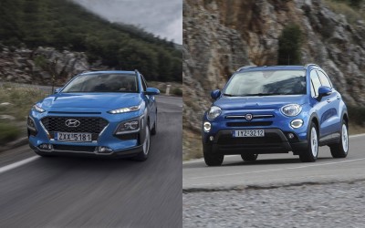 Δοκιμή B-SUV με 120 ίππους: Fiat 500X ή Hyundai Kona;