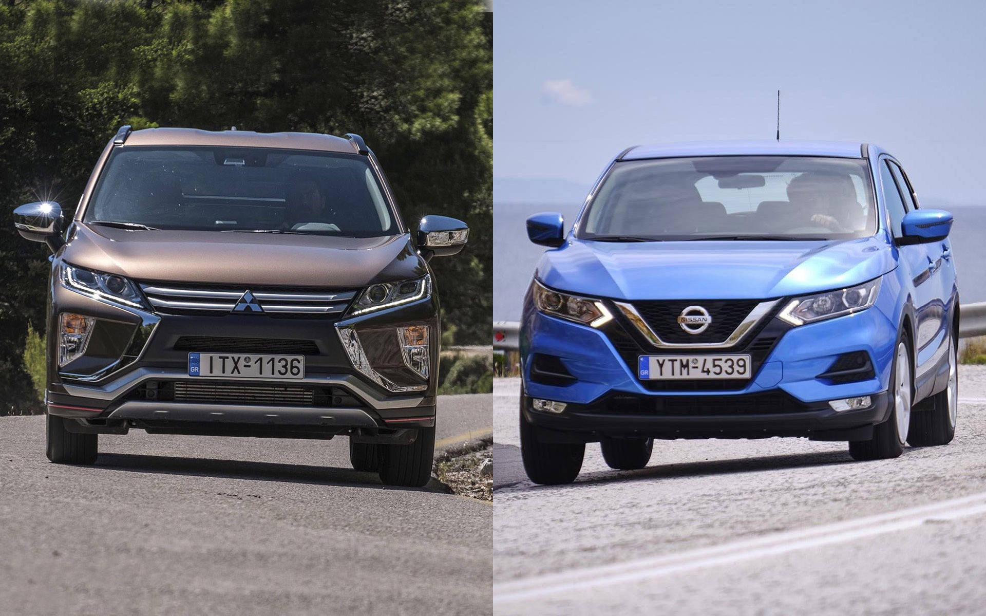 Δοκιμή: Mitsubishi Eclipse Cross ή Nissan Qashqai;