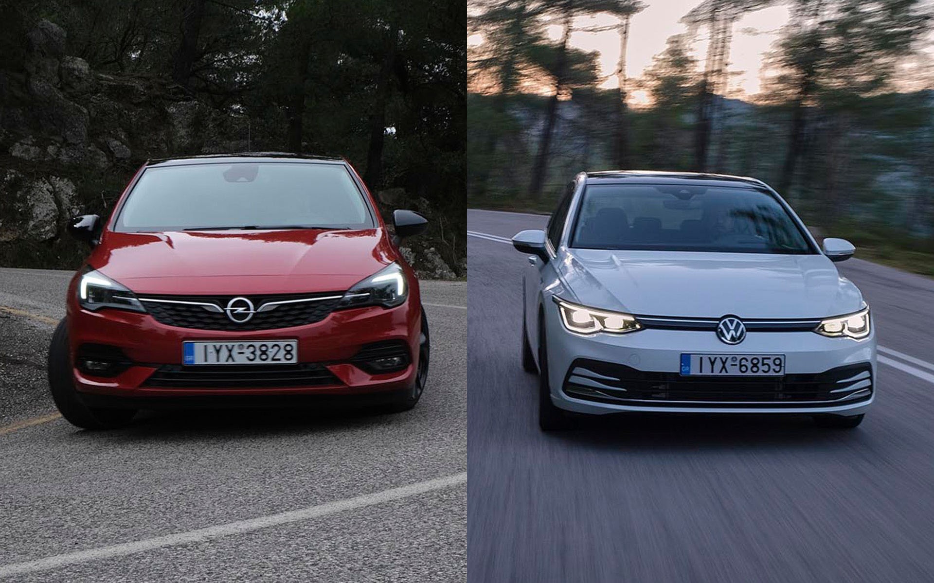 Δοκιμή: Opel Astra ή Volkswagen Golf;