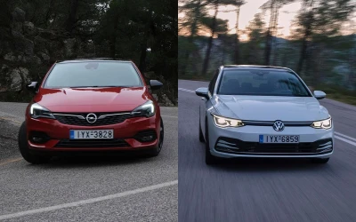 Δοκιμή: Opel Astra ή Volkswagen Golf;