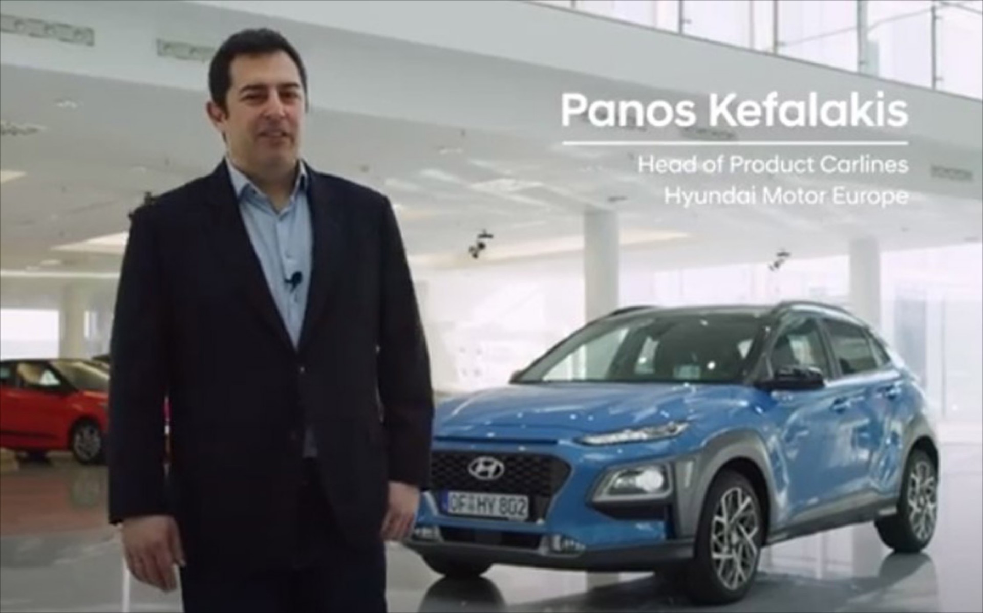 Ο Πάνος Κεφαλάκης της Hyundai Ευρώπης μάς παρουσιάζει το Kona Hybrid [video]