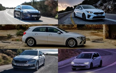 5 Video Δοκιμές μικρομεσαίων: Focus, Ceed, A-Class, Scala και Golf