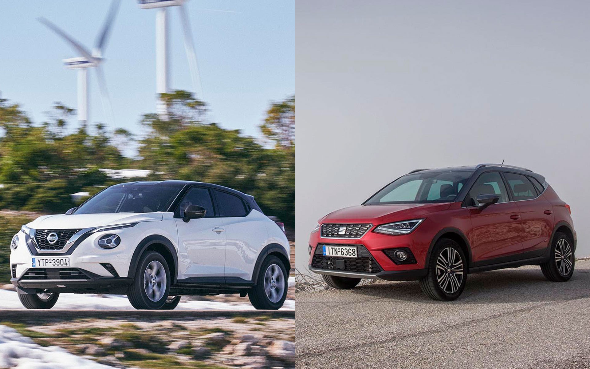 Δοκιμή: Nissan Juke ή SEAT Arona;
