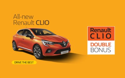 Renault Clio με έκπτωση έως 1.500 ευρώ