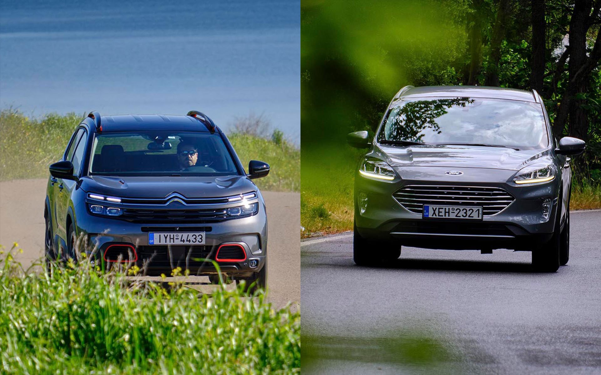 Δοκιμή: Citroen C5 ή Ford Kuga Diesel;