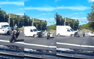 Ένας πολύ τυχερός αναβάτης! (video)