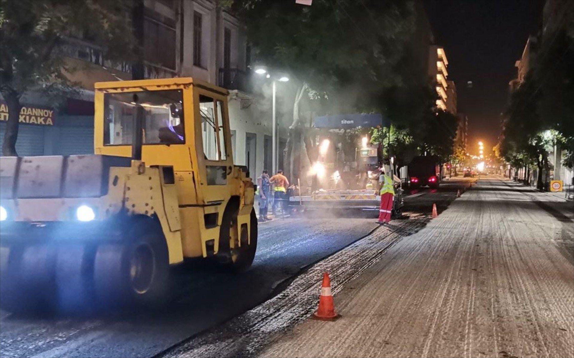 Προσοχή στην κίνηση: Άρχισε η ασφαλτόστρωση της Πατησίων