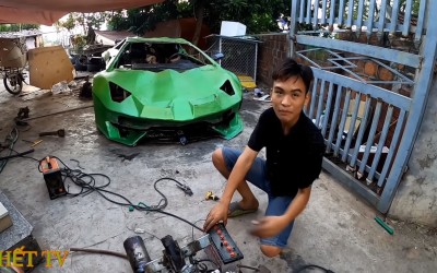 Lamborghini Aventador Replica από... χαρτόνι! [Video] 