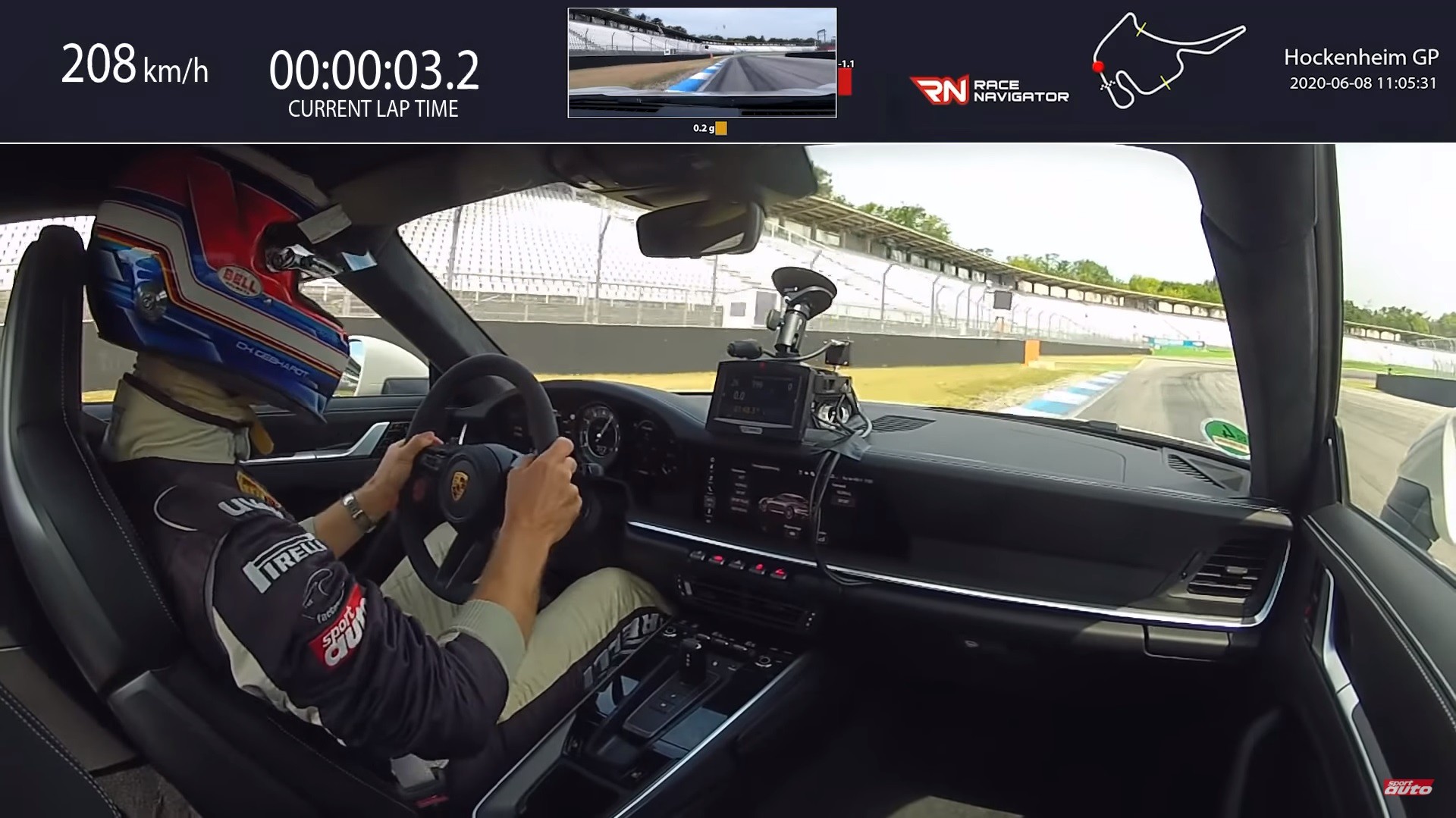 H νέα Porsche 992 Turbo S «επιτίθεται» στην πίστα του Hockenheim [Video]