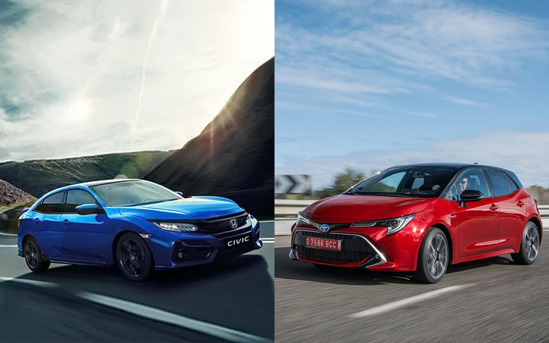 Honda Civic 1.5 i-VTEC ή Toyota Corolla 2.0 Hybrid: Δείτε τι ψηφίσατε!
