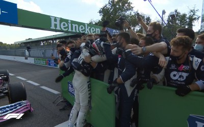 GP Ιταλίας: Εκπληκτική νίκη για τον Gasly, σε αγώνα γεμάτο απρόοπτα