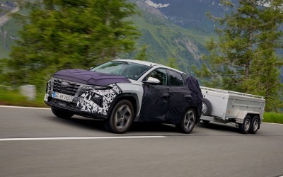 Δοκιμές και με ρυμουλκούμενο για το νέο Hyundai Tucson (video)