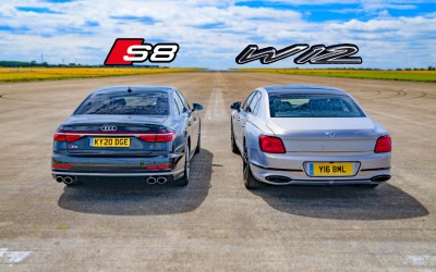 Audi S8 vs Bentley Flying Spur: Η κόντρα των businessman [Video]