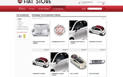 Fiat Store στο διαδίκτυο