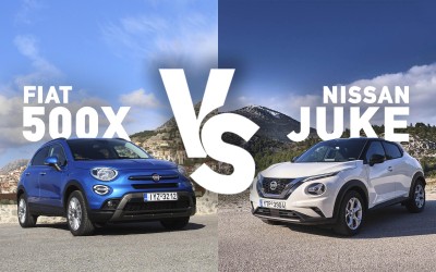 Δοκιμή Fiat 500X ή Nissan Juke: Τι ψηφίσατε;