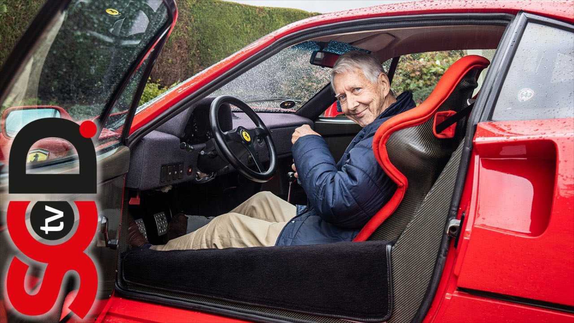 Ένας 80χρονος πίσω από το τιμόνι μίας 30χρονης Ferrari F40 [Video]