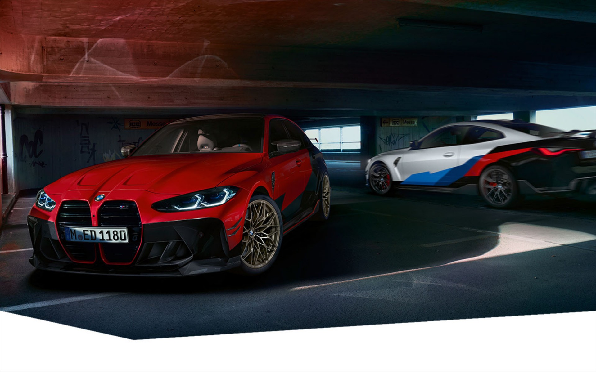 Μια χρωματιστή BMW M3 με τα καλούδια του M Performance (video)