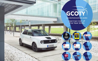 Honda e: To πρώτο ιαπωνικό μοντέλο που κερδίζει τον τίτλο «Γερμανικό αυτοκίνητο της Χρονιάς»