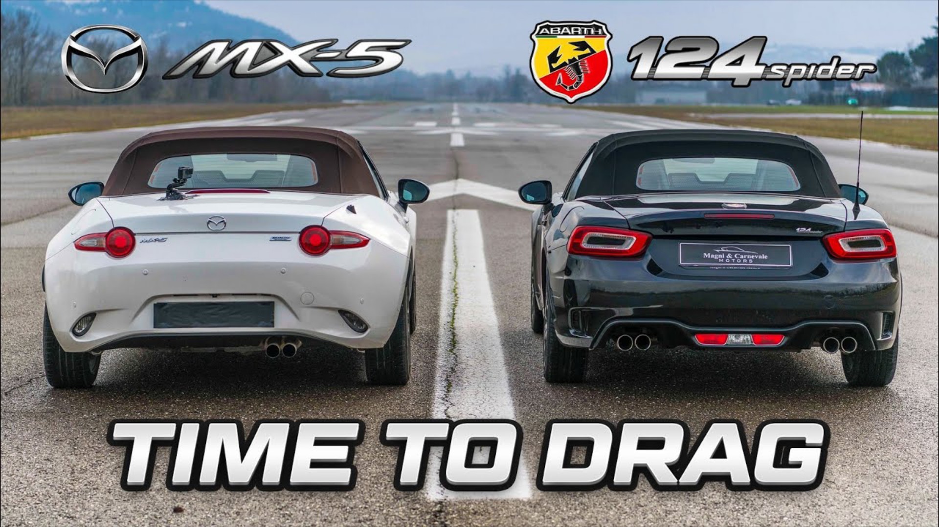 Drag Race: Mazda MX-5 vs Abarth 124 [Video]