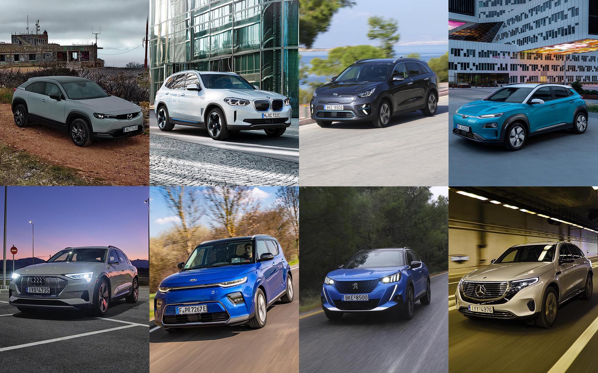 Δες εδώ όλα τα ηλεκτρικά SUV που έχουμε δοκιμάσει στο GOCAR