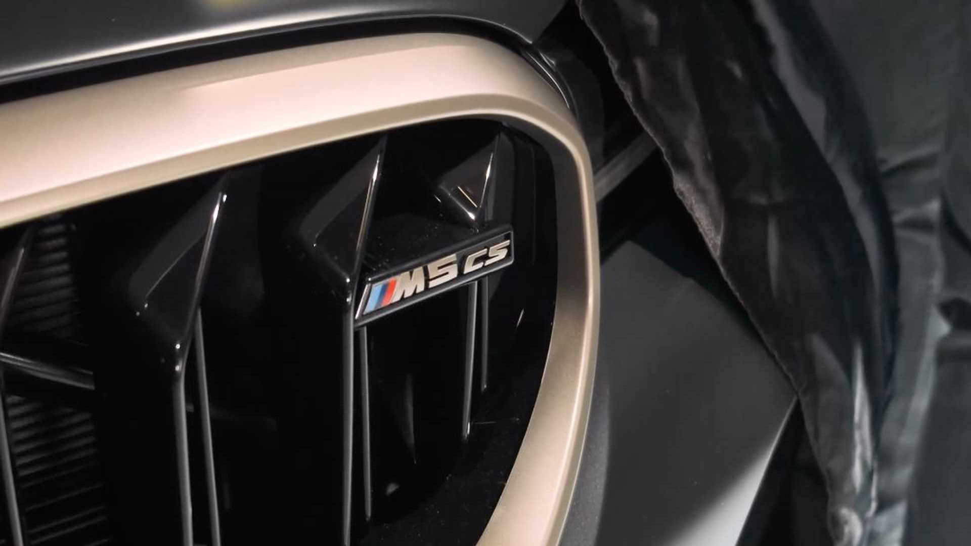 Μία πρώτη ματιά στη νέα BMW M5 CS (video)